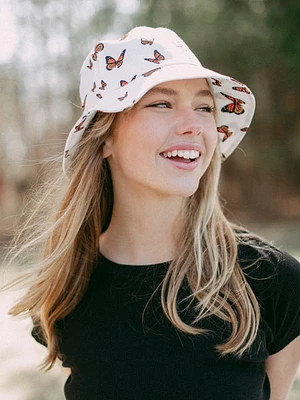 Dlg Bucket Hat Butterflies - Clearance