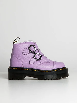 Womens Dr Martens Devon Flower Milled Nappa - Clearance