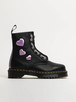 Womens Dr Martens 1460 Zip Heart Virginia Boots