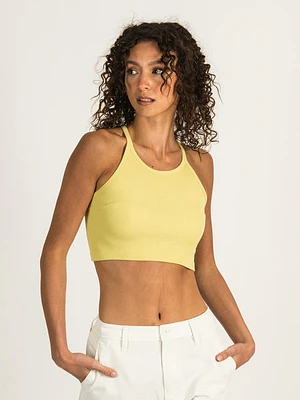 Dynamic Thick Rib Racerback Crop Tank - Clearance