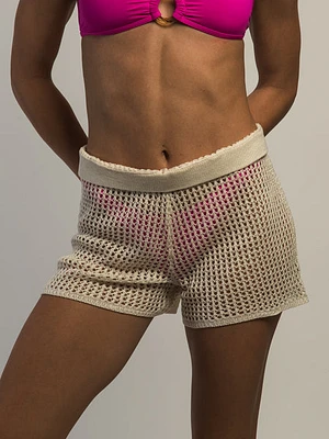 Eidon Zia Crochet Short - Ivoire