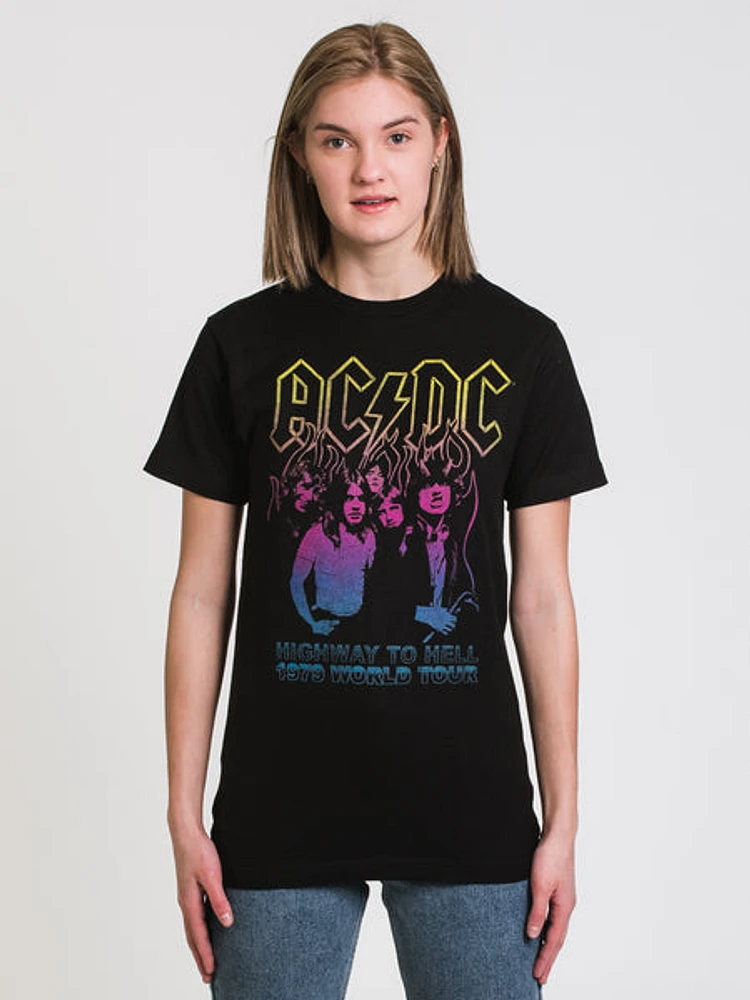 Goodie Two Sleeve Ac/dc On Fire T-shirt - Clearance