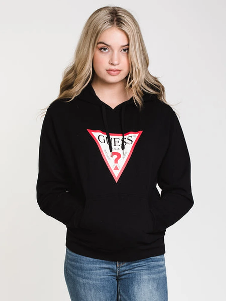 Guess Classic Triangle Logo Hoodie - Clearance