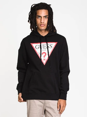 Guess Eco Roy Triangle Logo Pullover Hoodie - Clearance