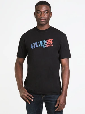 Guess Go Tim Ombre Logo T-shirt - Clearance