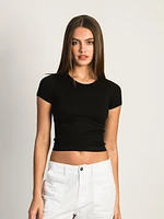 Harlow Ribbed Seamless Tee