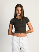 Harlow Ribbed Seamless Tee