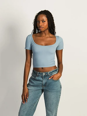 Harlow Squareneck Seamless Tee