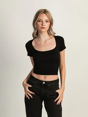 Harlow Squareneck Seamless Tee