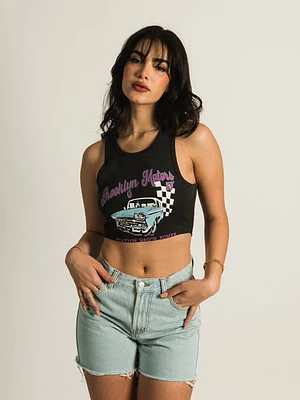 Harlow High Neck Screen Tank Top