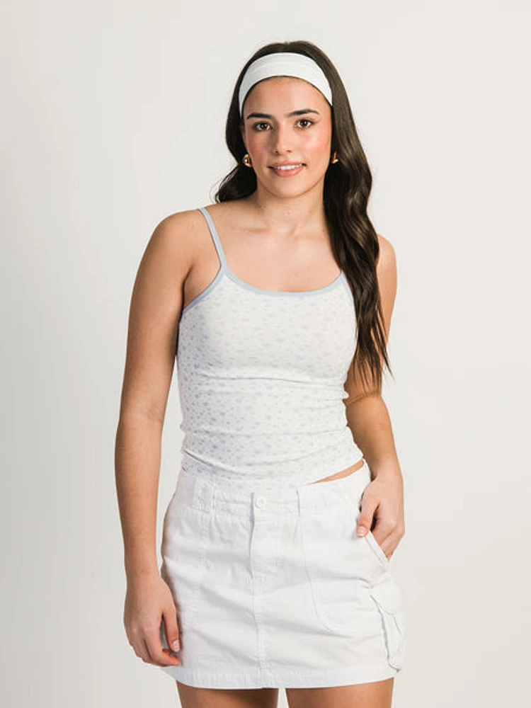 Harlow Logan Ditsy Tank Top - Baby Blue