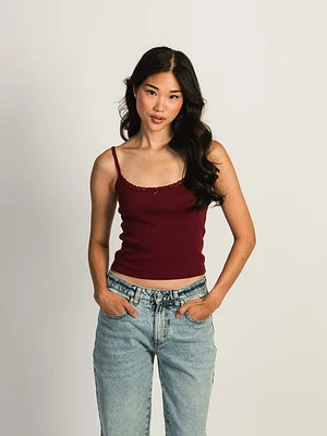 Harlow Mallory Tank Top - Burgundy