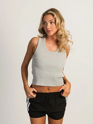 Harlow Kendall Melange Tank - Heather Grey