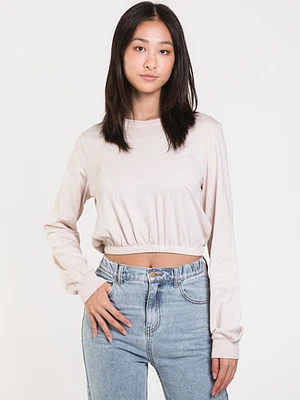 Harlow Monica Long Sleeve Elastic Tee