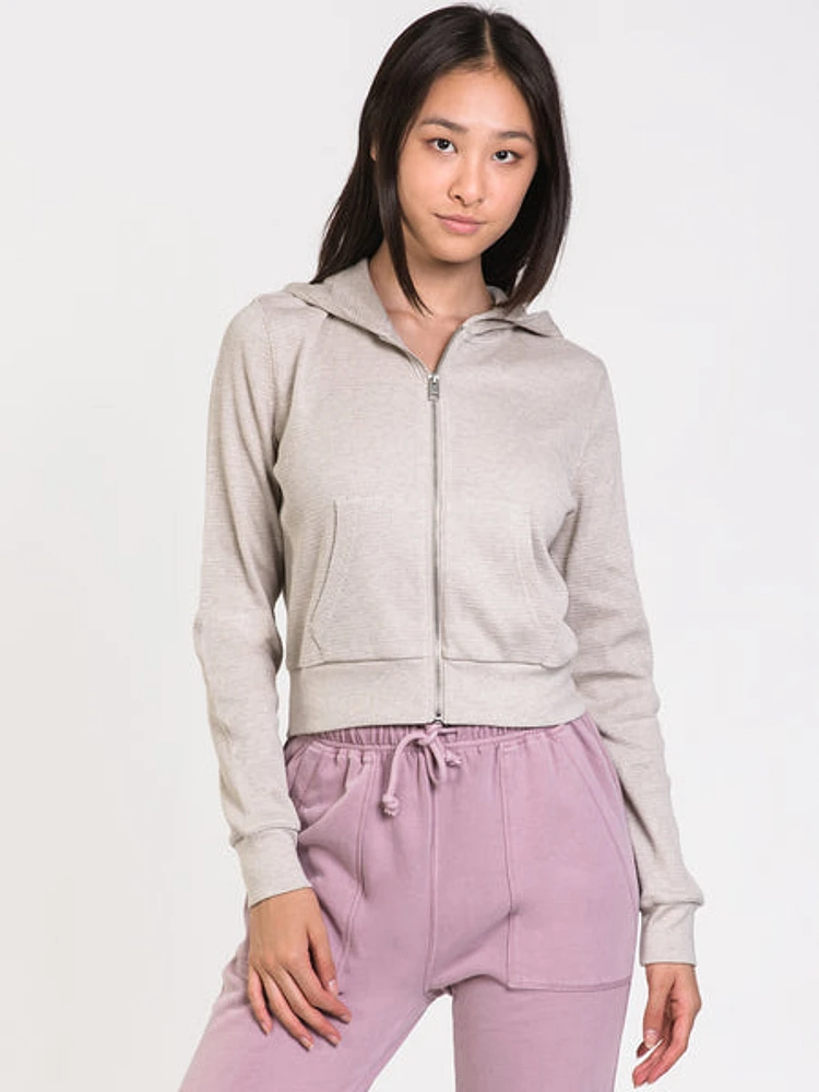 Harlow Gianna Waffle Zip Up Mix