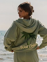 Harlow Mariah Print Zip Hoodie - West Coast 1989