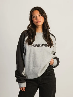 Harlow Roxy Embroidered Crewneck - Chicago