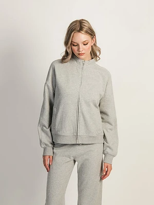 Harlow Hallie Melange Zip - Heather Grey