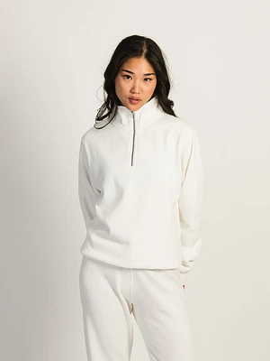 Harlow Quinn Quarter Zip - Off White