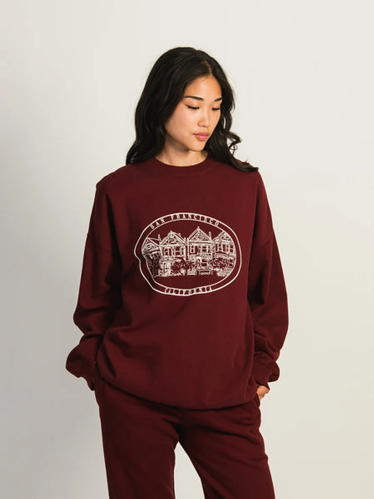 Harlow Michelle Crewneck Print - San Francisco