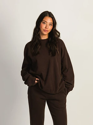 Harlow Michelle Crewneck - Chocolate