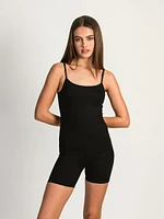 Harlow Ruby Short Romper - Black