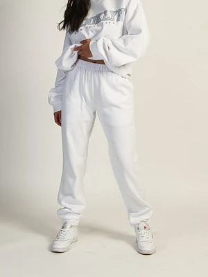 Harlow Jordana Sweatpant - White