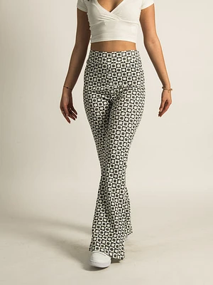 Harlow Highrise Print Flare Pant