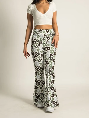 Harlow Highrise Print Flare Pant - Clearance