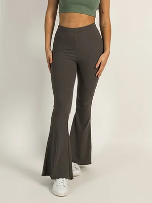 Harlow Ribbed Flare Pant - Clearance