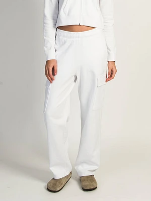 Harlow Andi Cargo Sweatpants - White