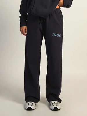 Harlow Stella Straight Leg Sweatpant - Indigo