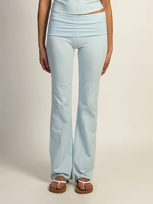 Harlow Gia Foldover Pant - Blue