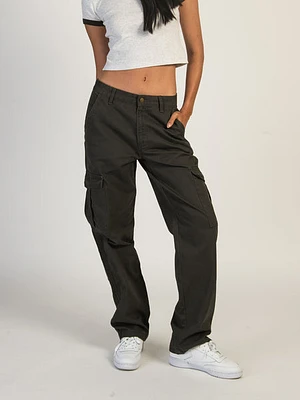 Harlow Dee Straight Fit Cargo - Charcoal