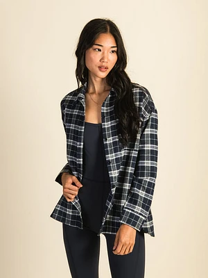 Harlow Carolina Flannel Shirt - Navy