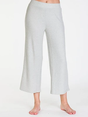 Harlow Waffle Wide Leg Pant - Clearance