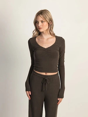 Harlow Arabella Long Sleeve - Charcoal