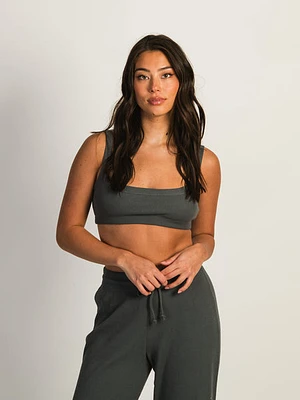 Harlow Winnie Waffle Bralette - Stone