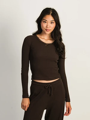 Harlow Lily Long Sleeve - Chocolate