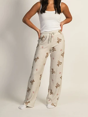 Harlow Holiday Print Pant - Off White