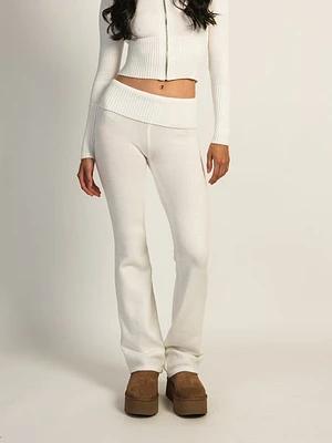 Harlow Brooke Flare Pant - Off White