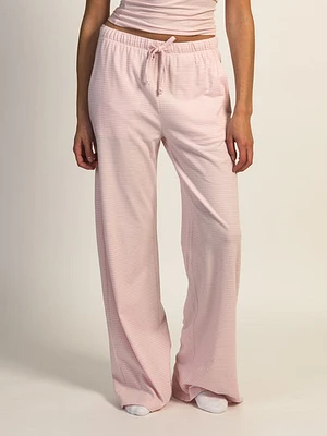 Harlow Sunni Jersey Striped Pant - Light Pink