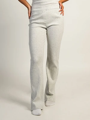 Harlow Payton Pointelle Melange Pant - Cloud