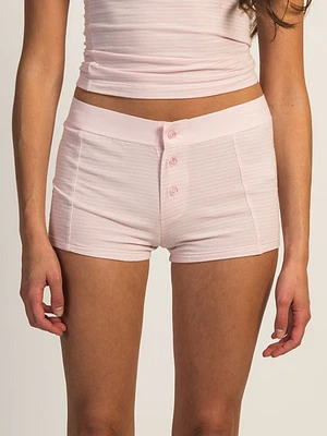 Harlow Briar Striped Short - Light Pink