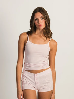 Harlow Briar Striped Tank - Light Pink