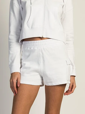 Harlow Heidi Fleece Short - White