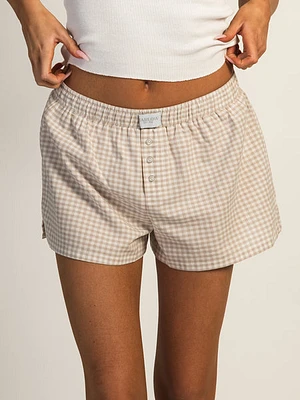 Harlow Taylor Boxer Short - Taupe