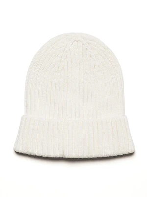 Harlow Mia Foldover Beanie - Off-white