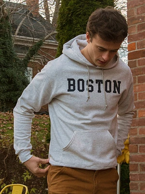 Boston Embroidered Hoodie