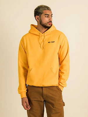 No Cap Embroidered Hoodie - Clearance